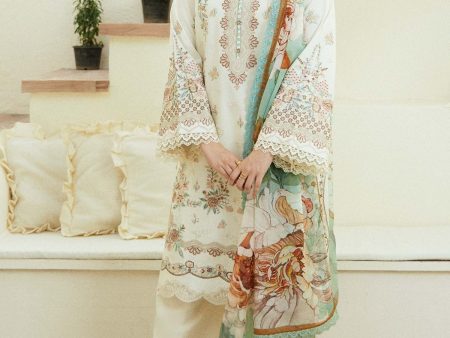 Coco Lawn Eid Edit  24 - Ivory-D10 For Sale