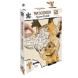 128pc Wooden Jigsaw Puzzle - Giraffe Online Sale