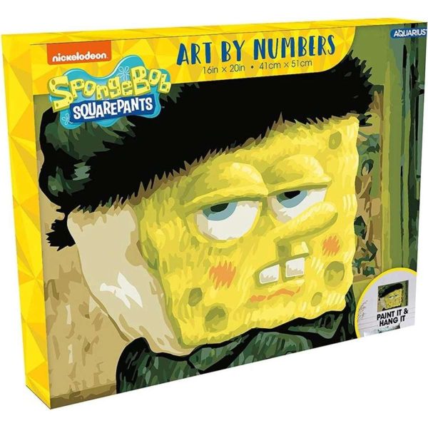 SpongeBob Van Gogh Art by Numbers Cheap