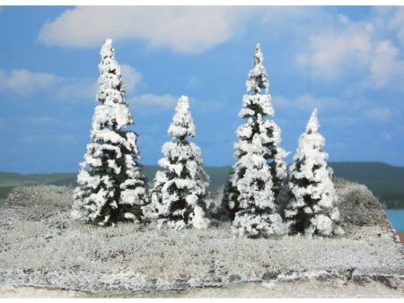 HO 5 Snow Trees 7-14cm Discount