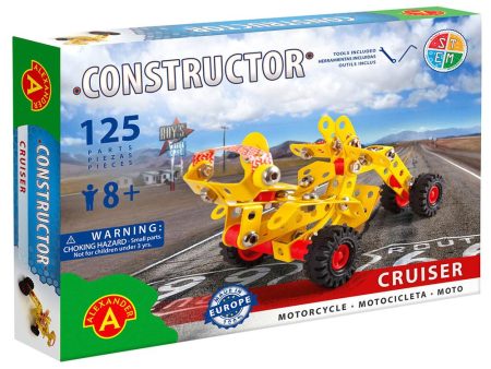 125pc Cruiser Motorcycle Constructor Kit Discount