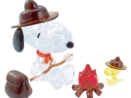 3D Snoopy Camping Crystal Puzzle For Cheap