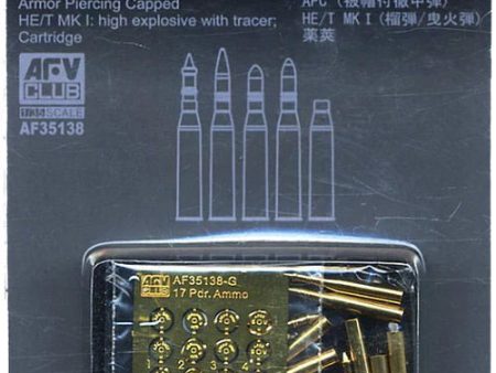 1 35 17Pdr.Gun Ammo Plastic Model Kit For Sale