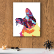 Paint by Numbers Kit: Abstract French Bulldog Cheap