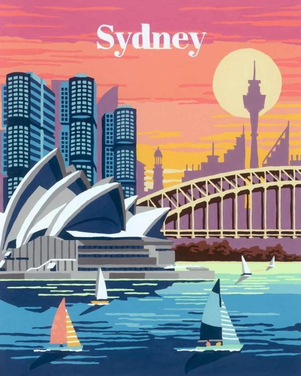 CreArt Colourful Sydney RB235261 Hot on Sale