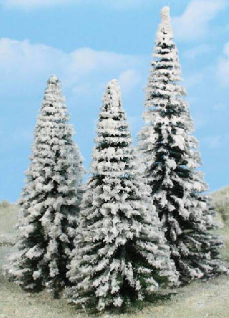 HO 3 Snow-Covered Pines 16-21cm Online Sale