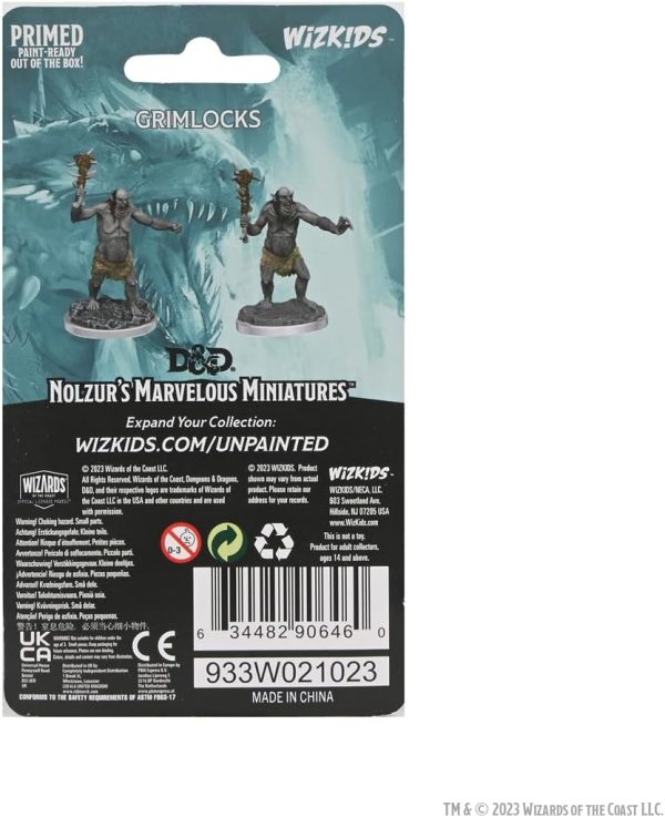 D&D Nolzur s Marvelous Unpainted Miniatures: Grimlocks Online Hot Sale