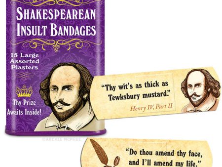 Shakespearean Insult Bandages For Sale