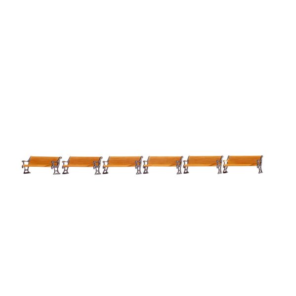 HO Benches  6 x Natual Wood Colour Online