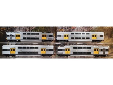 HO Comeng MK. 2 City Deck 4 Car Set Online now